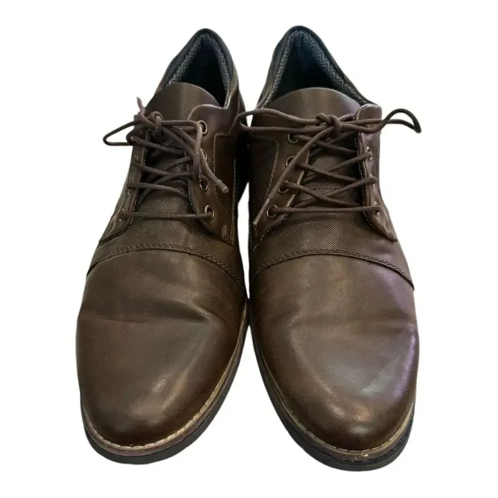 Bullboxer B-52 Men's Devon Brown Lace Dress Shoes 11